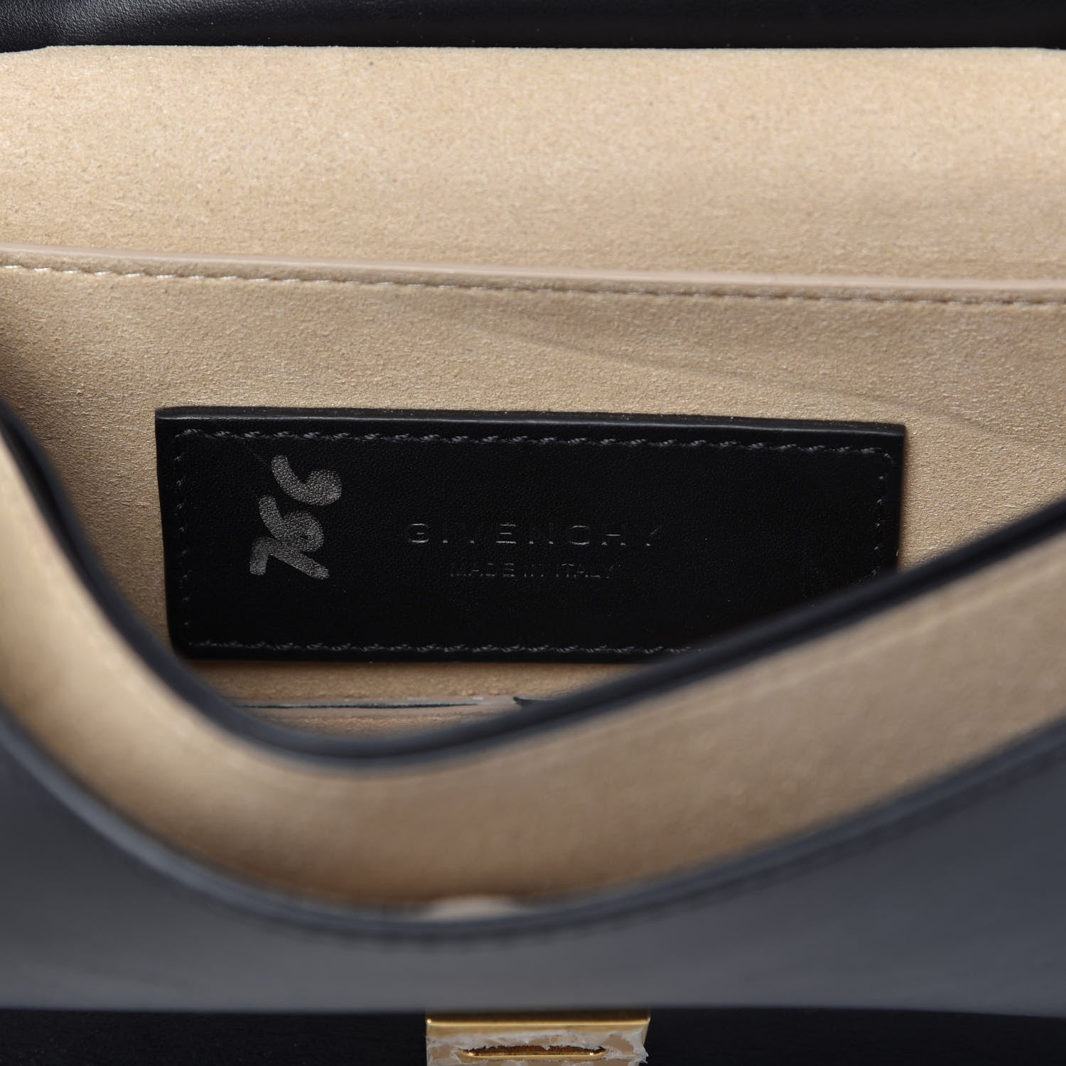 Givenchy Calfskin Small Whip Top Handle Crossbody Black 8 of 9