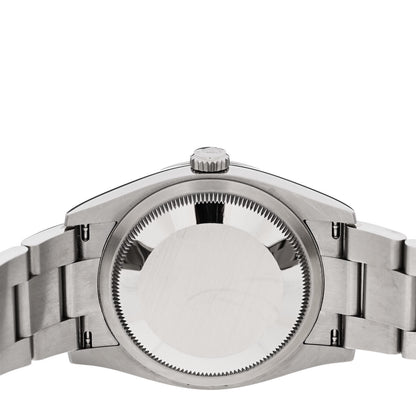 Rolex Stainless Steel 36mm Oyster Perpetual Watch Bright Blue 126000 4 of 5