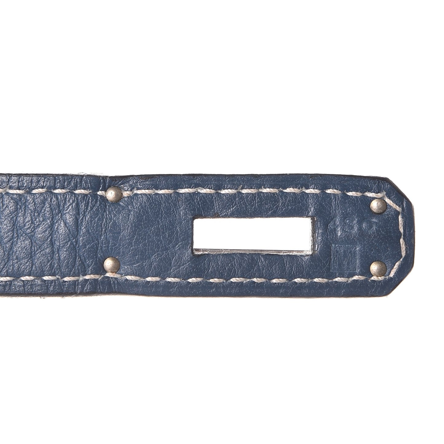 Taurillon Clemence Birkin 40 Bleu Thalassa