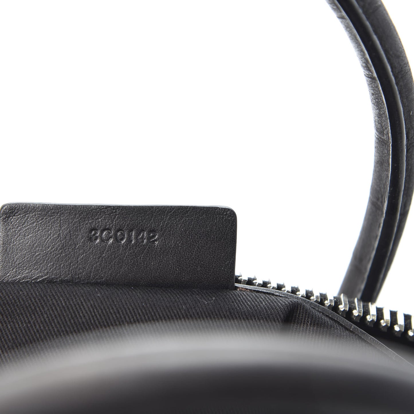 Nubuck Crocodile Embossed Medium Antigona Black