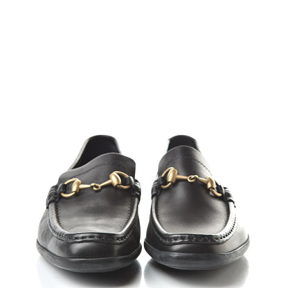 Gucci Calfskin Mens Horsebit Driver Loafers 8 Black 2 of 12