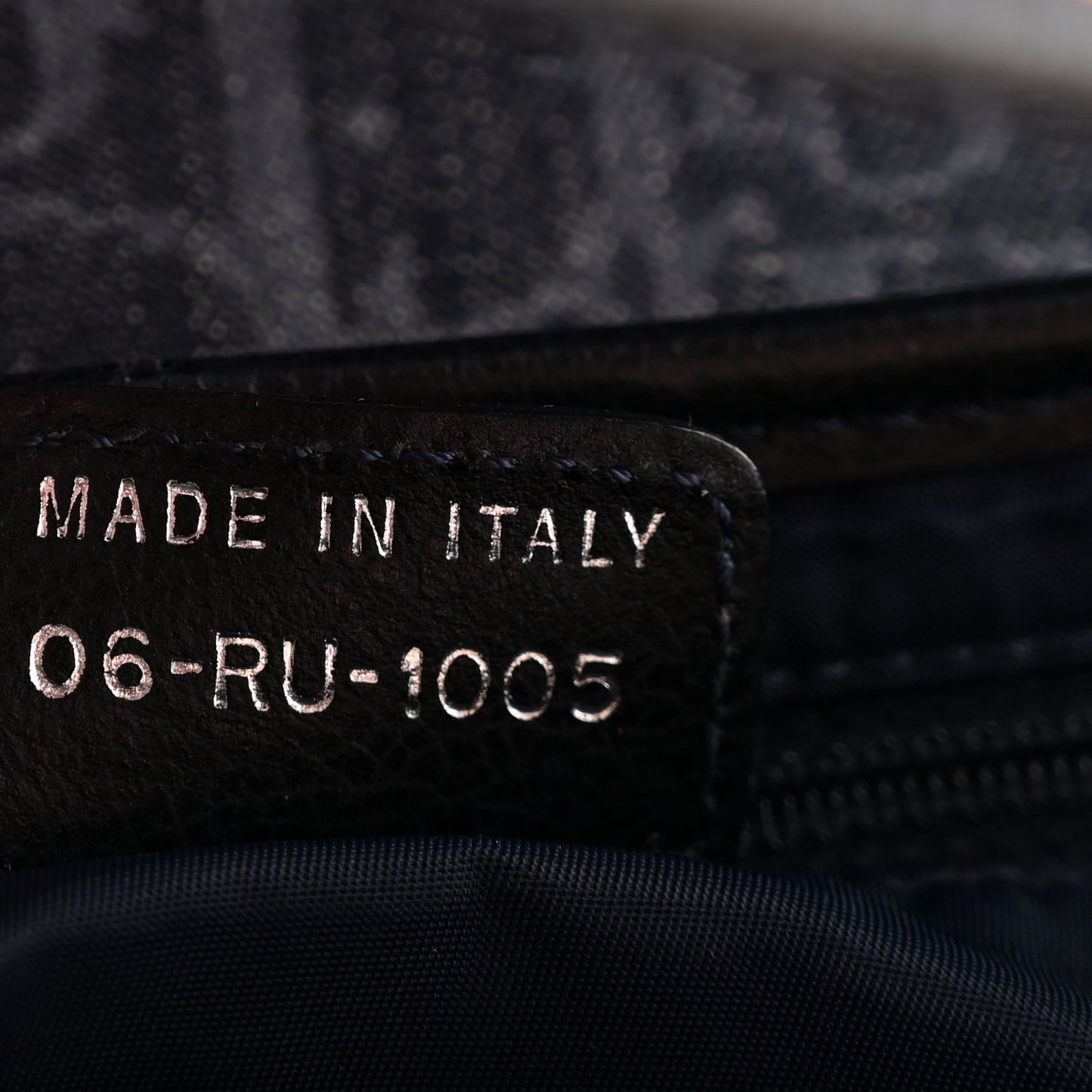 Denim Monogram Flight Saddle Bag