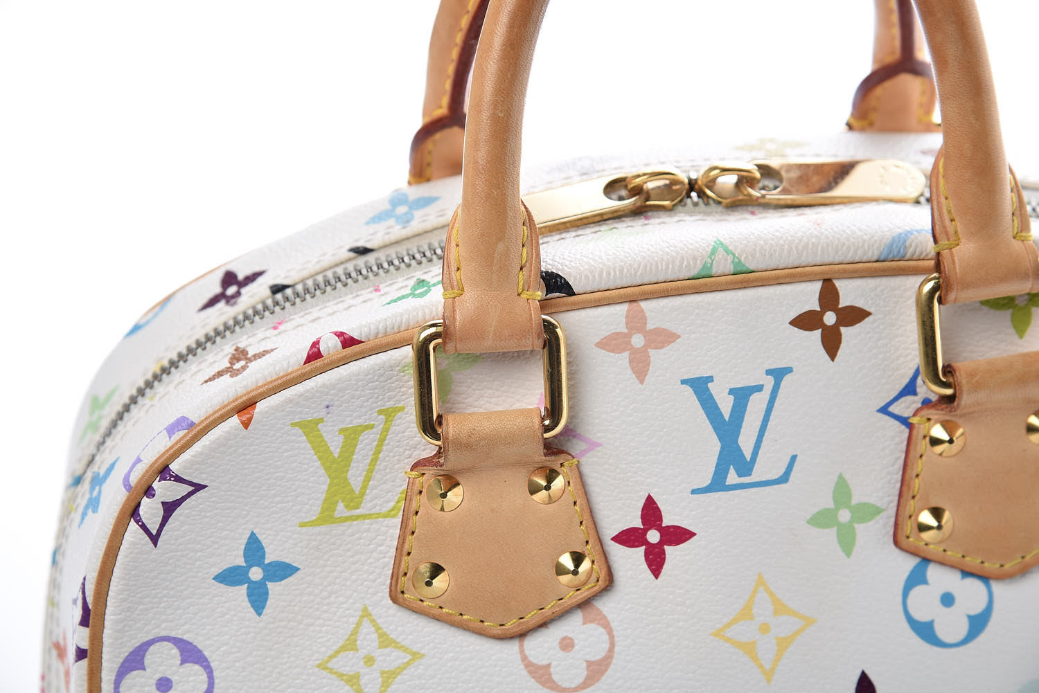 Louis Vuitton Monogram Multicolor Trouville White 13 of 19