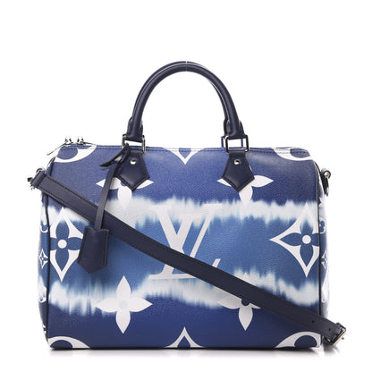 Louis Vuitton Monogram Escale Speedy Bandouliere 30 Blue 1 of 11