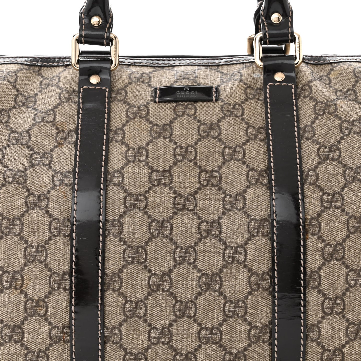GG Plus Monogram Medium Joy Boston Dark Brown