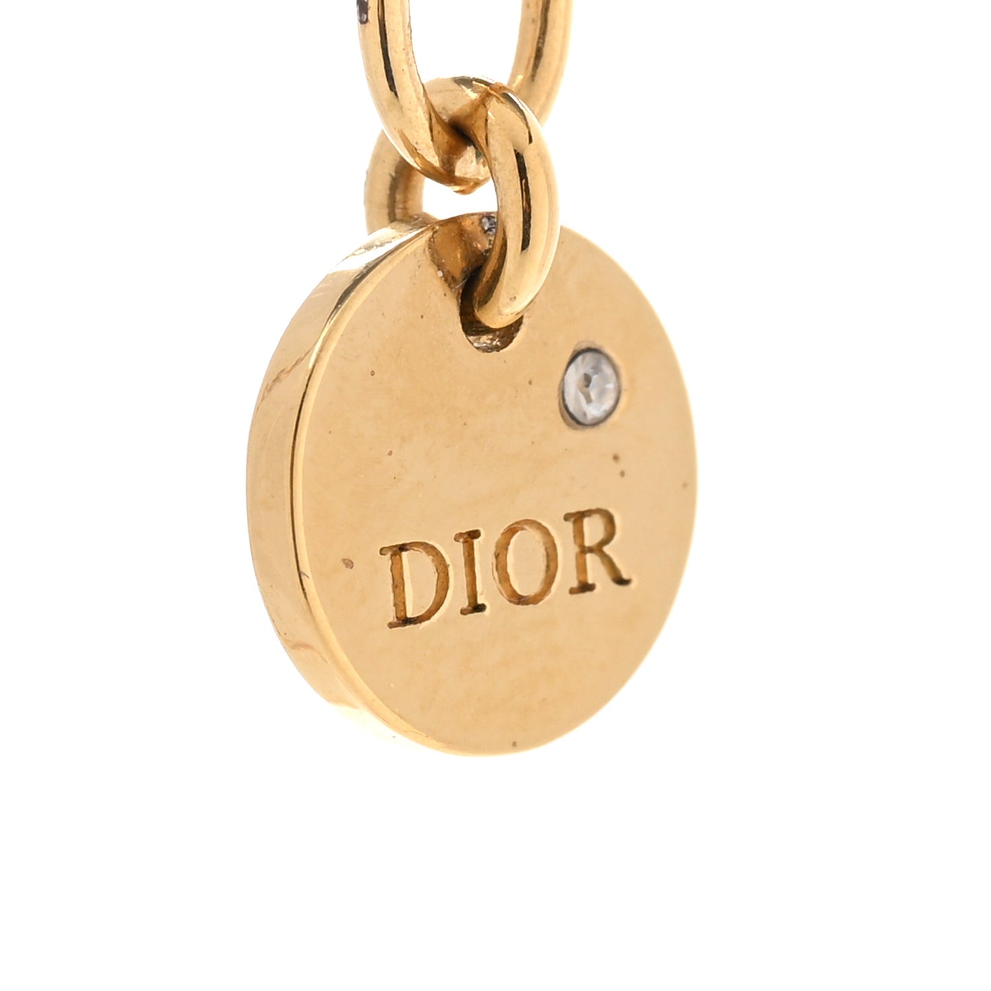 Crystal Logo Necklace Multicolor