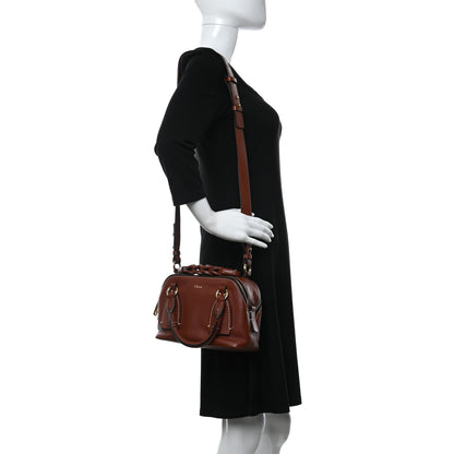 Chloe Calfskin Small Daria Sepia Brown 2 of 12