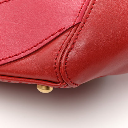 Chanel Calfskin CC Stitched Tote Red 15 of 20