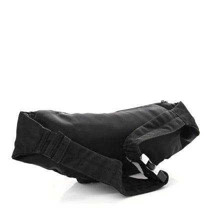Prada Tessuto Nylon Double Pocket Belt Bag Black 3 of 10