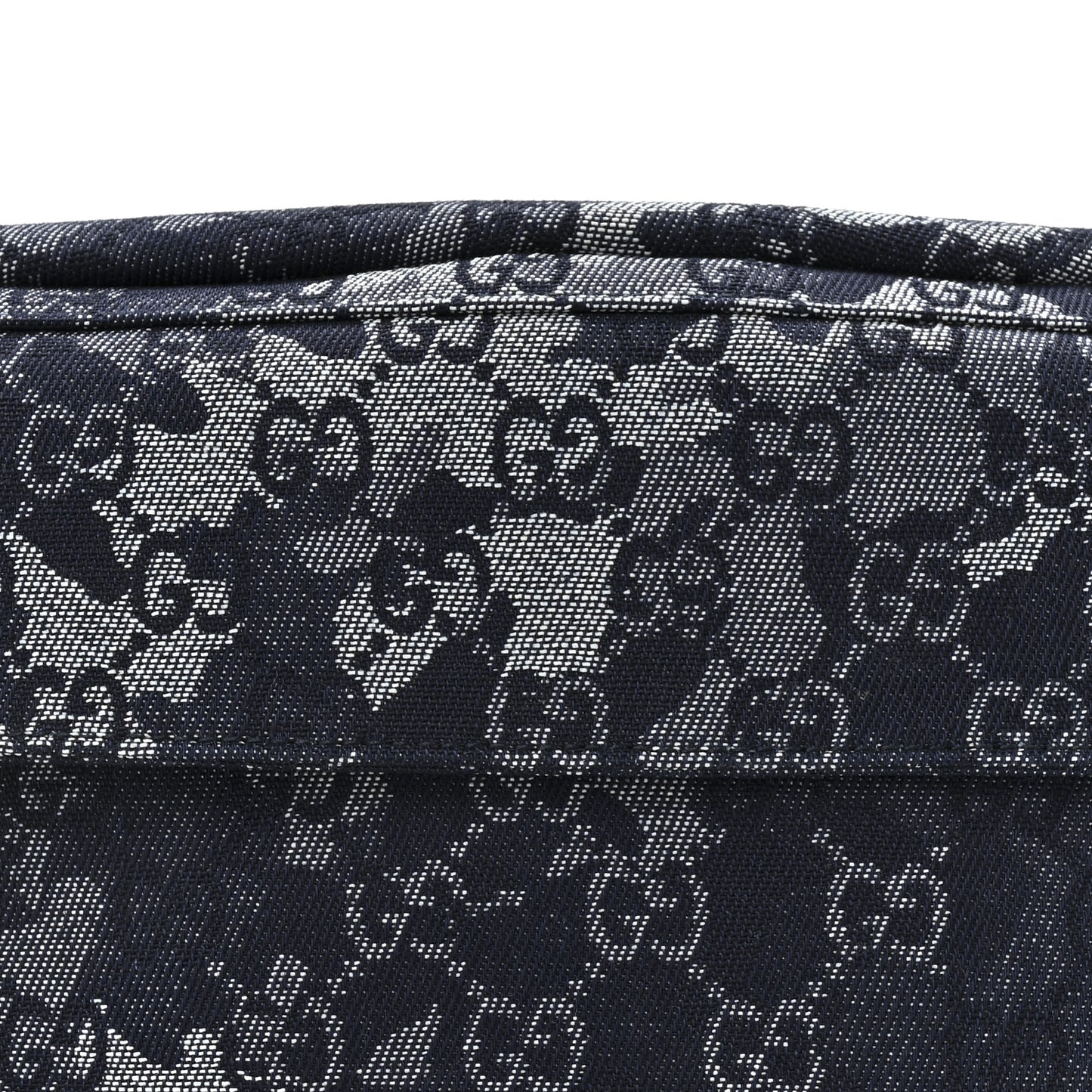 Denim GG Monogram Camouflage Belt Bag Blue