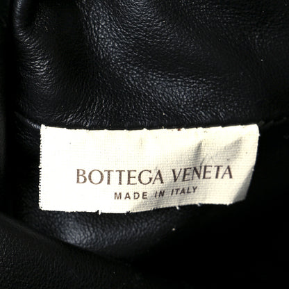 Bottega Veneta Metallic Bark Calfskin Embossed The Pouch Oversized Clutch Oro 8 of 11