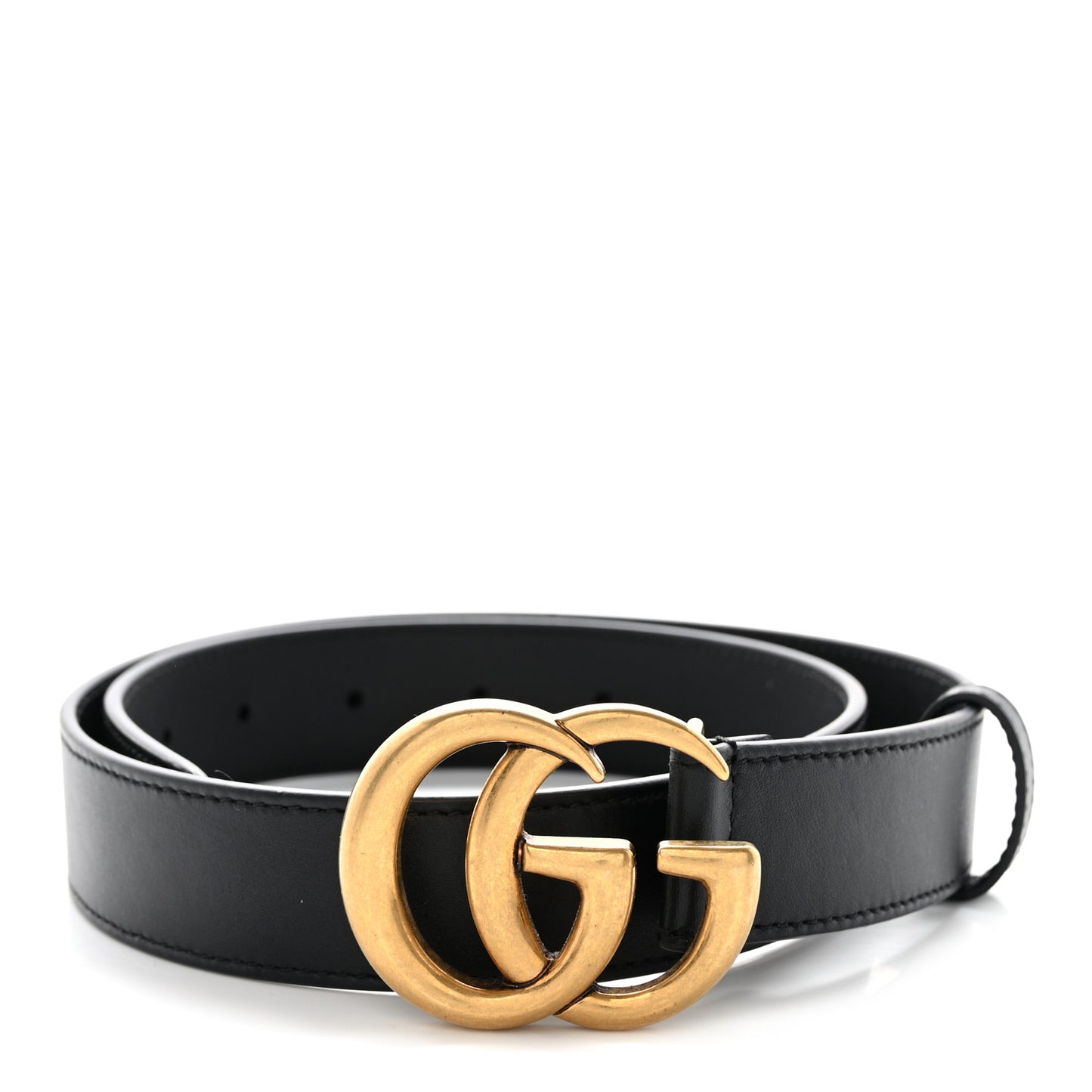 Calfskin Double G 40mm Belt 75 30 Black