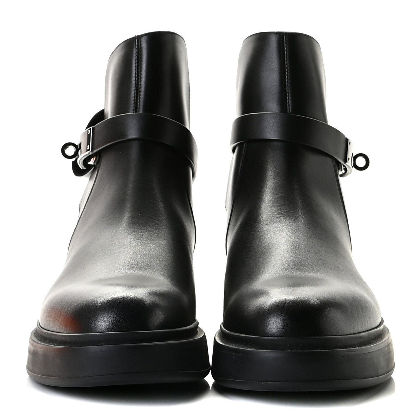 Calfskin Veo Ankle Boots 36 Black