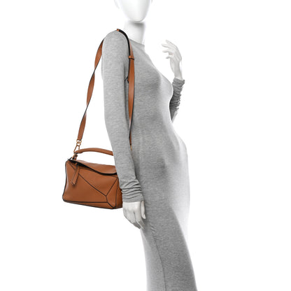 Loewe Calfskin Small Puzzle Bag Light Caramel 2 of 13