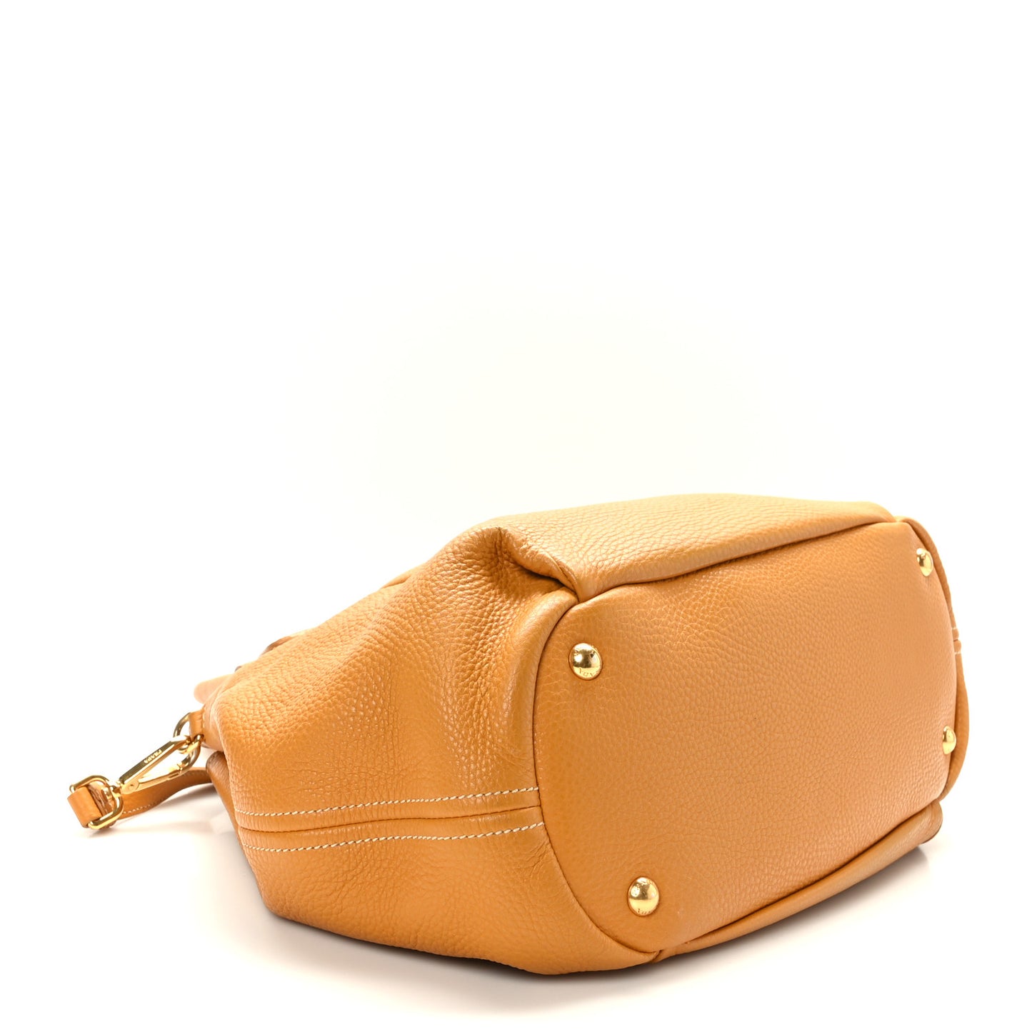 Vitello Daino Shoulder Bag Ocra