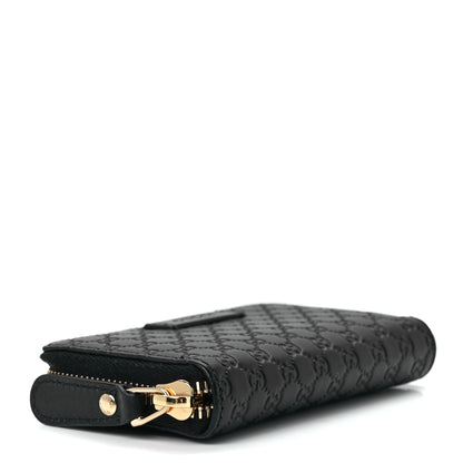 Gucci Microguccissima Zip Around Card Case Black 4 of 11