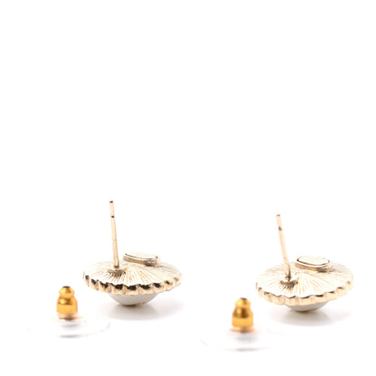 Chanel Pearl CC Round Earrings 3 of 4