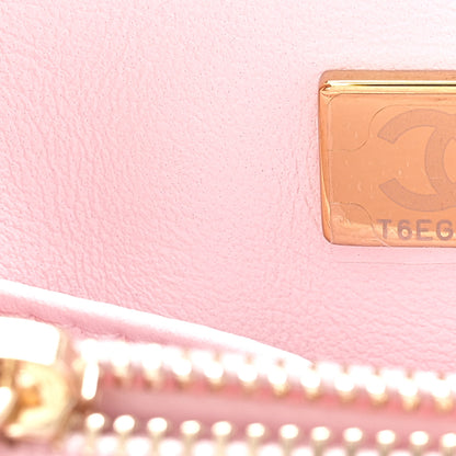 Chanel Caviar Quilted Small Coco Handle Flap Light Pink 7 of 12