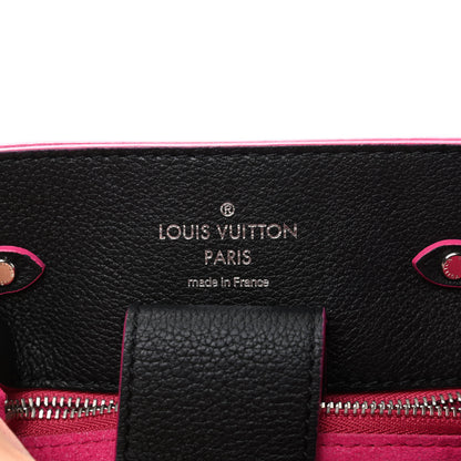 Louis Vuitton Calfskin Lockme Bucket Black 8 of 10