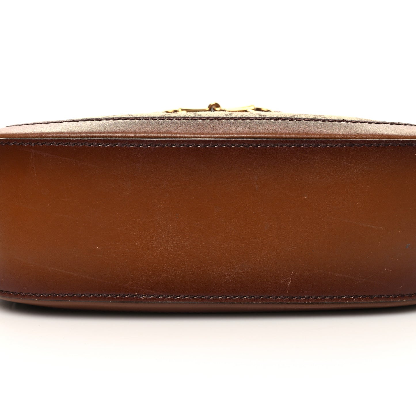 Monogram Medium Lady Web Shoulder Bag Beige Cuir