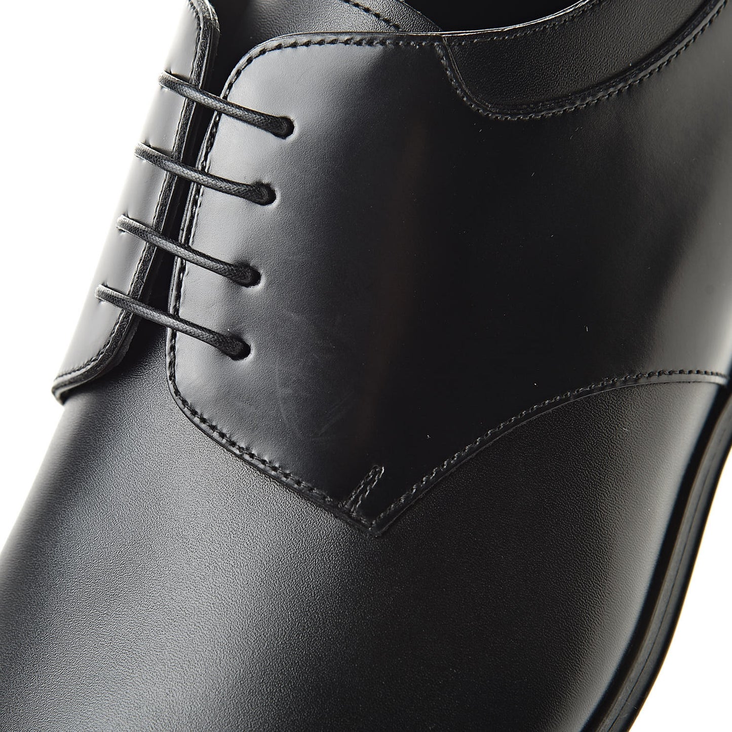 Calfskin Mens Uniforme Derby Relax 7 Black