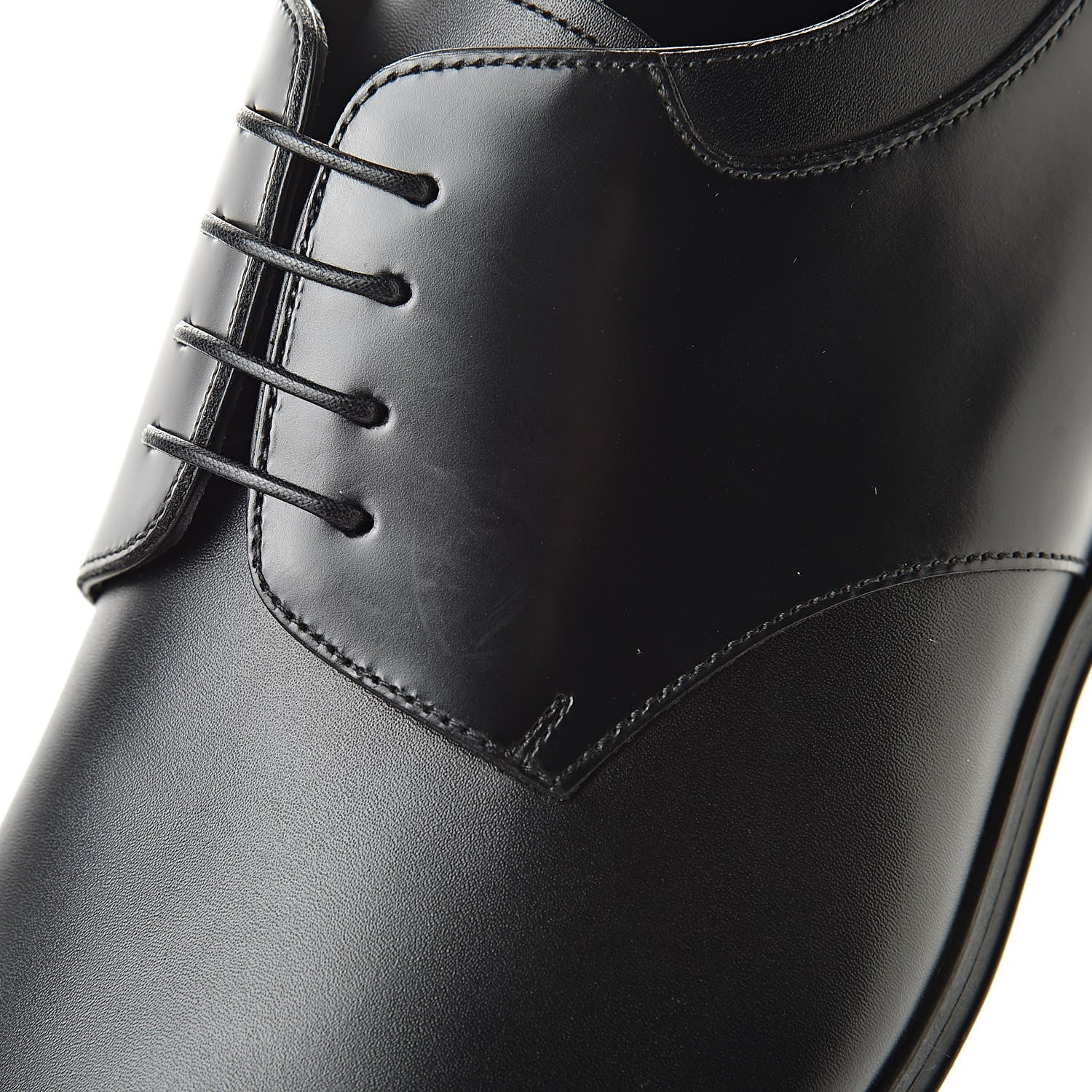 Louis Vuitton Calfskin Mens Uniforme Derby Relax 7 Black 8 of 10