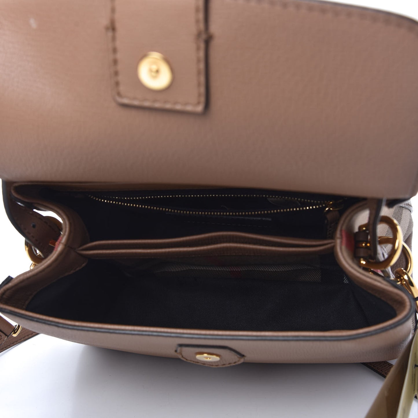 Derby Calfskin House Check Small Camberley Dark Sand