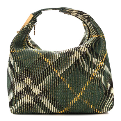 Burberry Canvas Peg Medium Duffle Bag Ivy 1 of 11