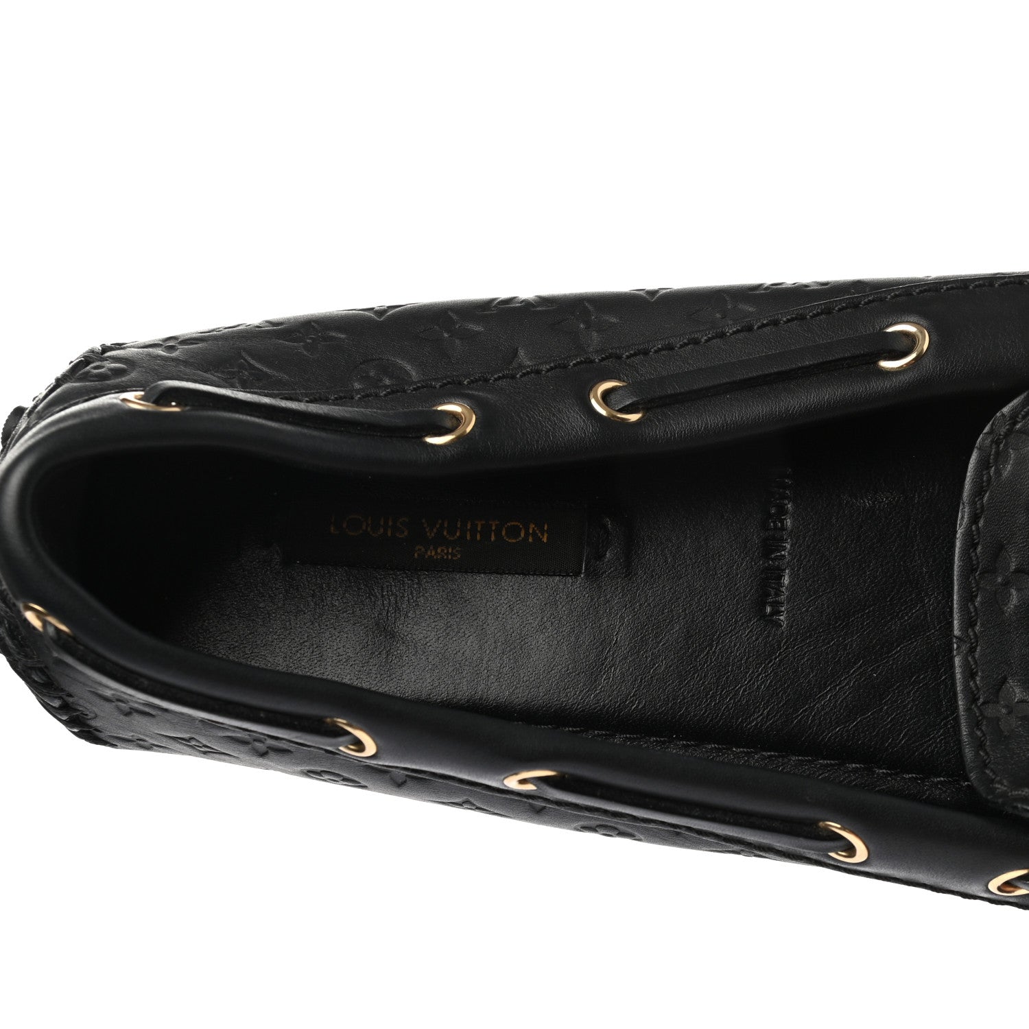 Louis Vuitton Empreinte Gloria Loafers 38.5 Black 6 of 7