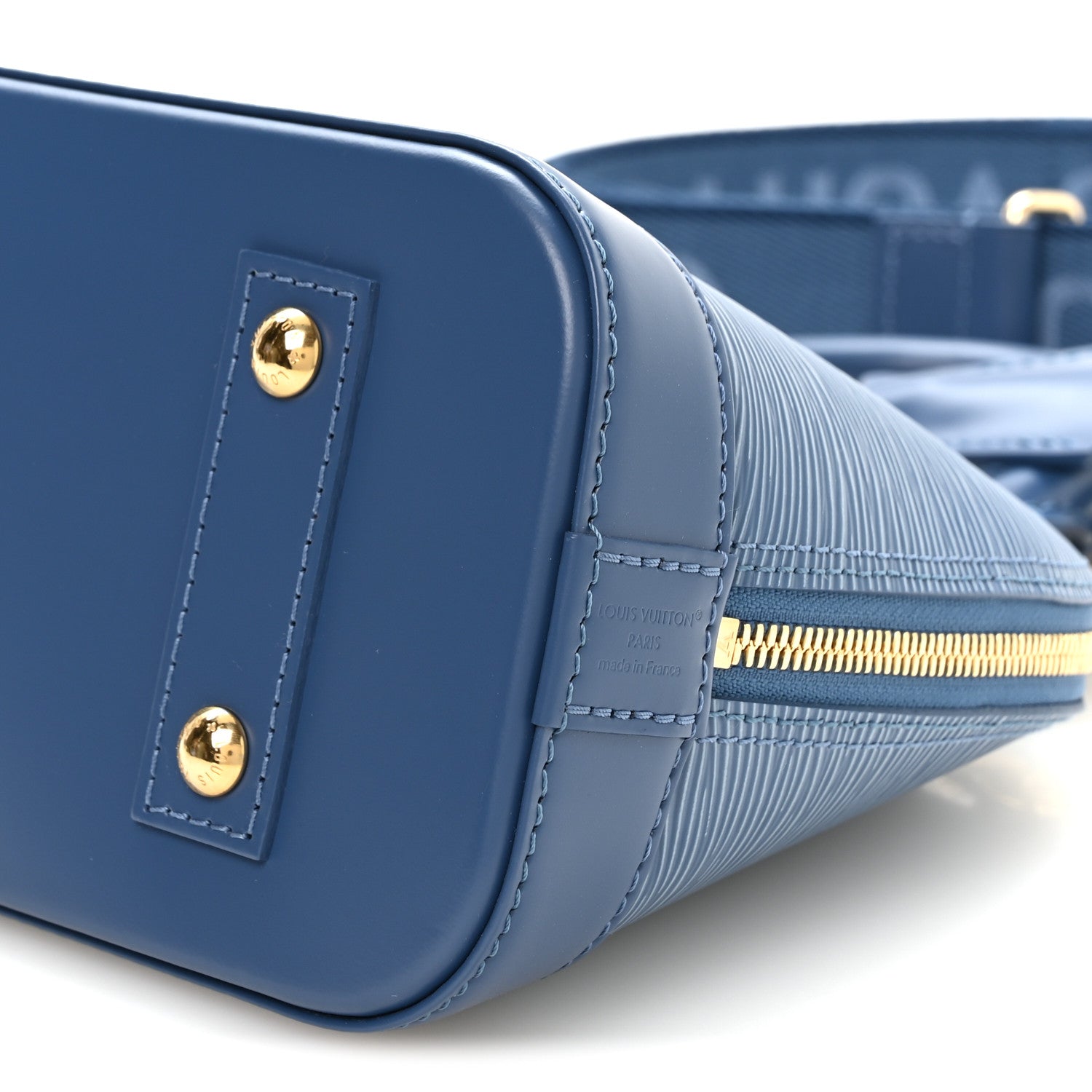 Louis Vuitton Epi Alma BB Denim Blue 9 of 9