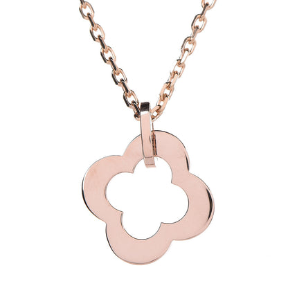 Van Cleef & Arpels 18K Rose Gold Byzantine Alhambra Pendant Necklace 4 of 6