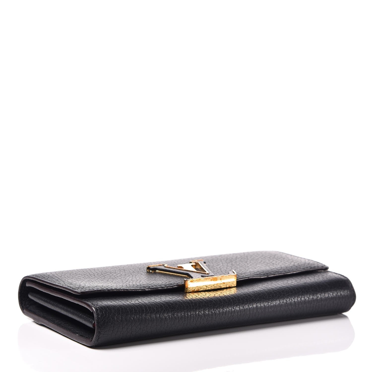 Louis Vuitton Taurillon Capucines Wallet Black 4 of 9