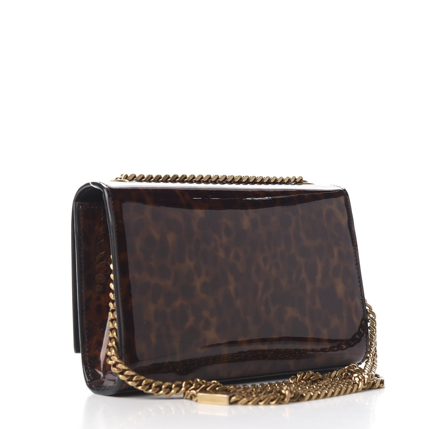 Patent Small Monogram Kate Satchel Tortoiseshell