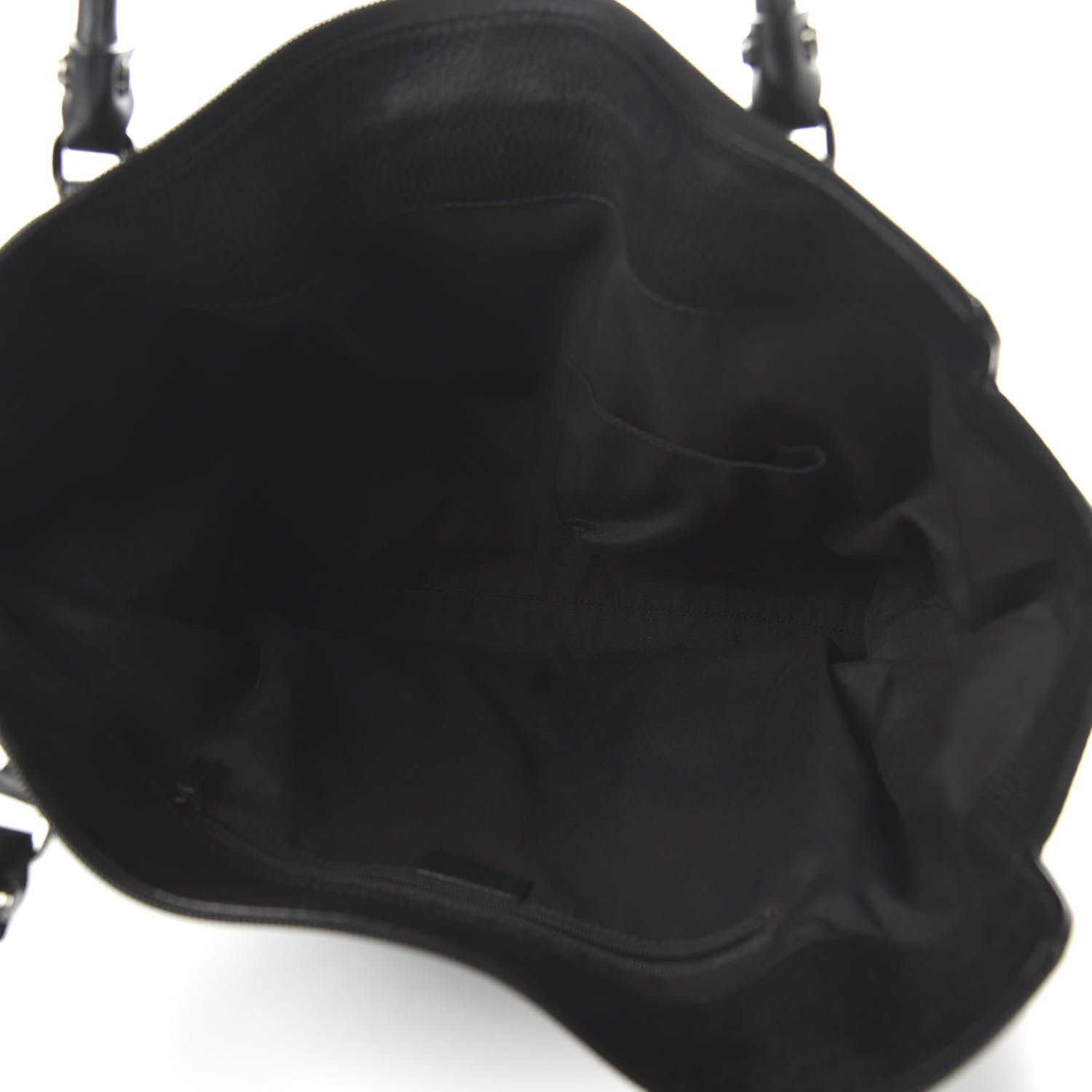 Gucci Denim Monogram Large D Ring Tote Black 5 of 10