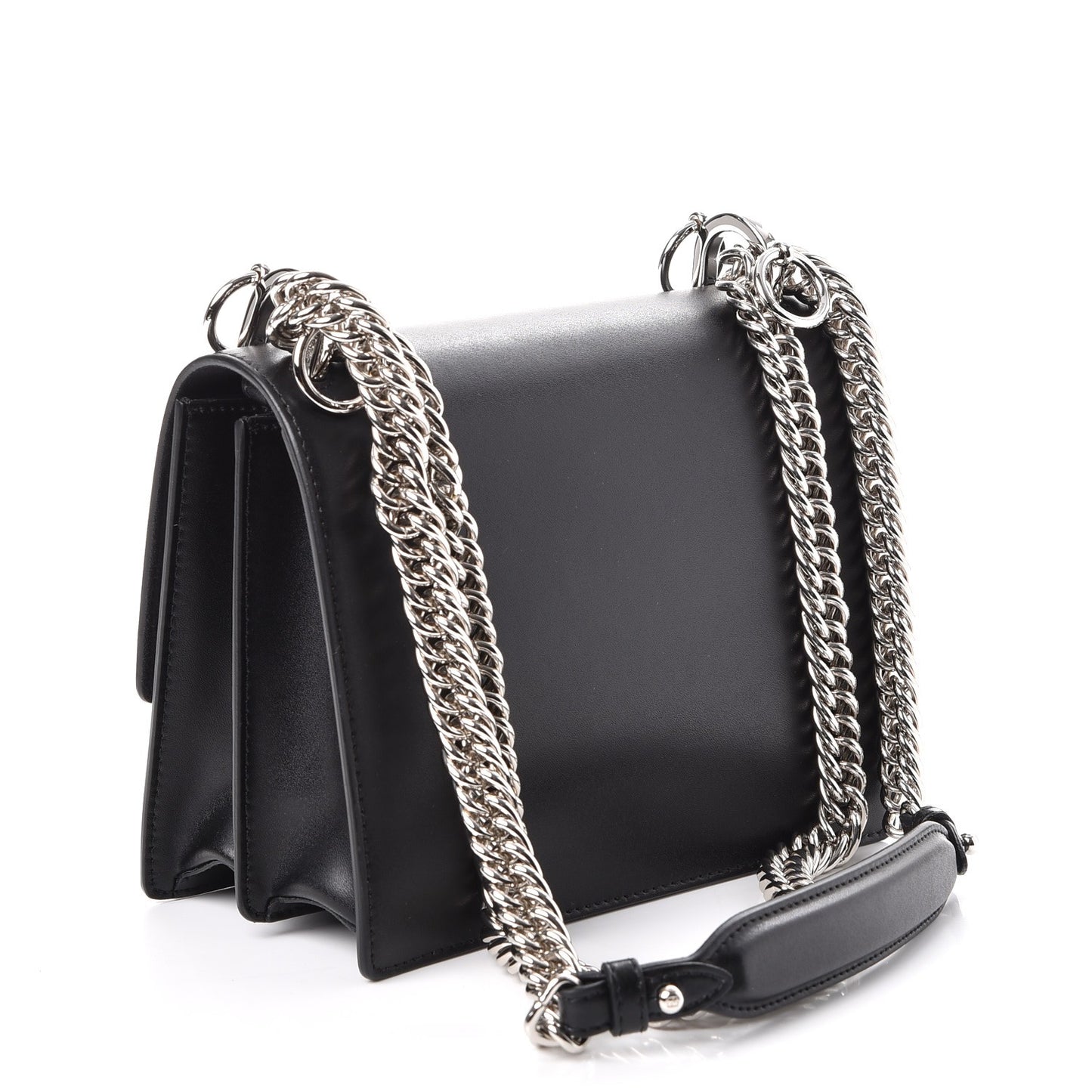 Vitello Liberty Studded Small Kan I Shoulder Bag Black Multicolor
