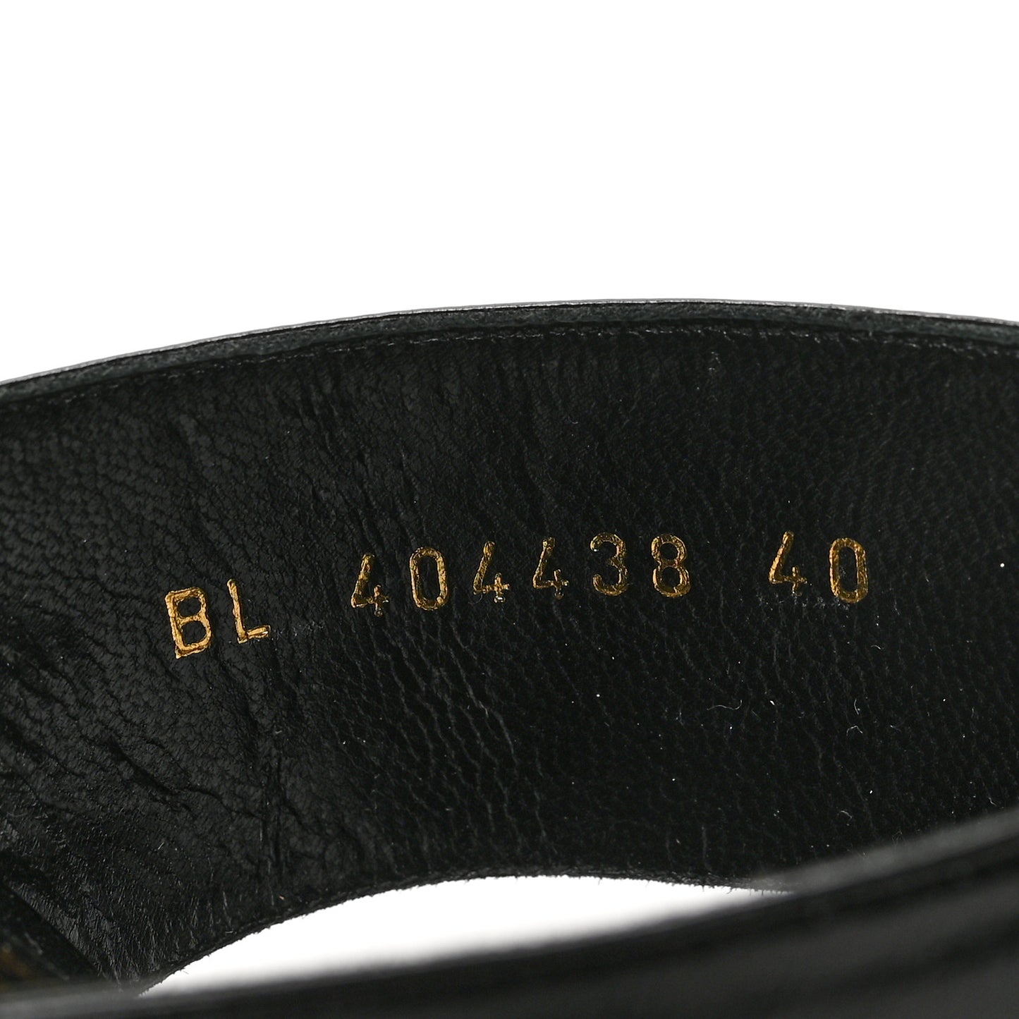 Shiny Calfskin Fetish Sandal 40 Black