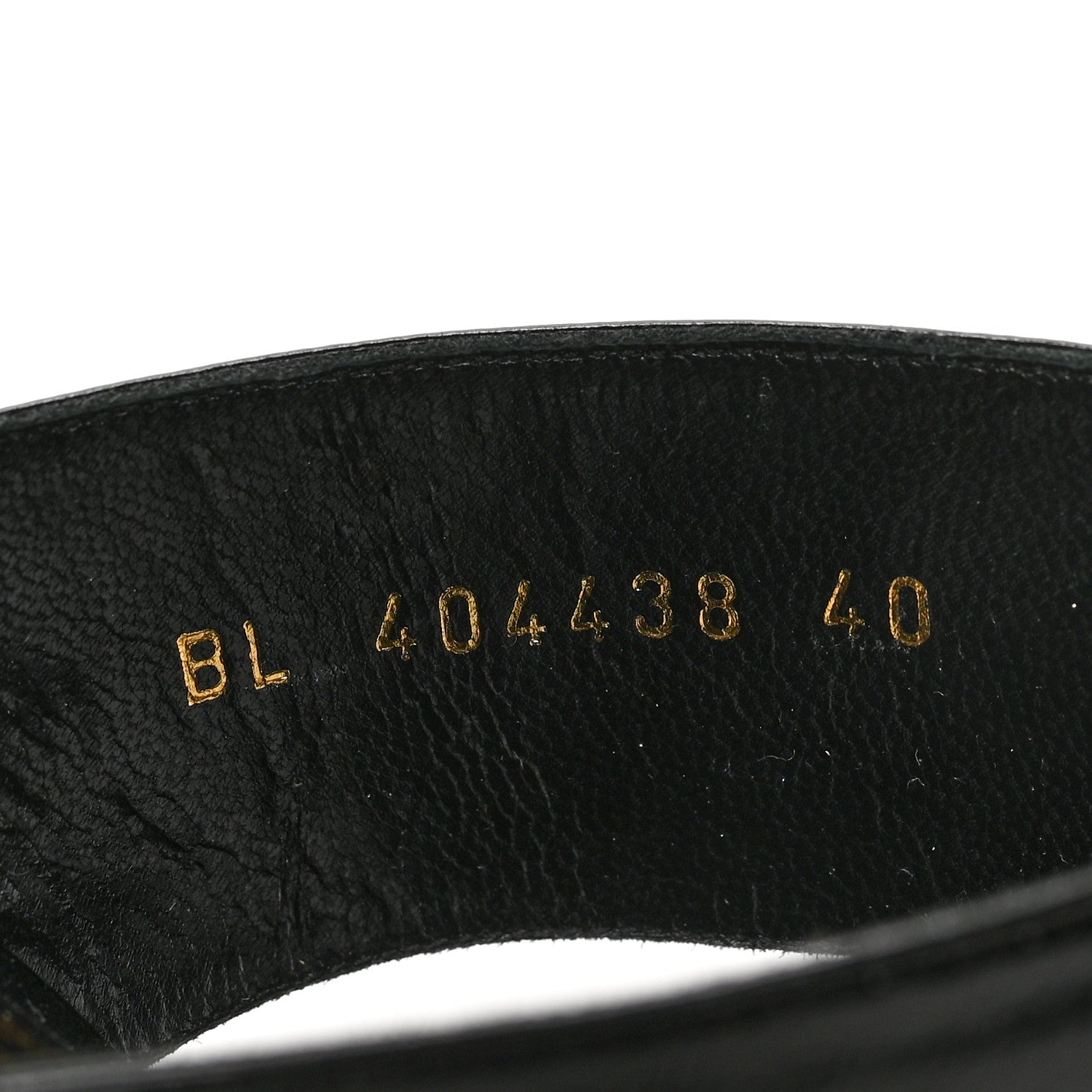 Saint Laurent Shiny Calfskin Fetish Sandal 40 Black 6 of 8