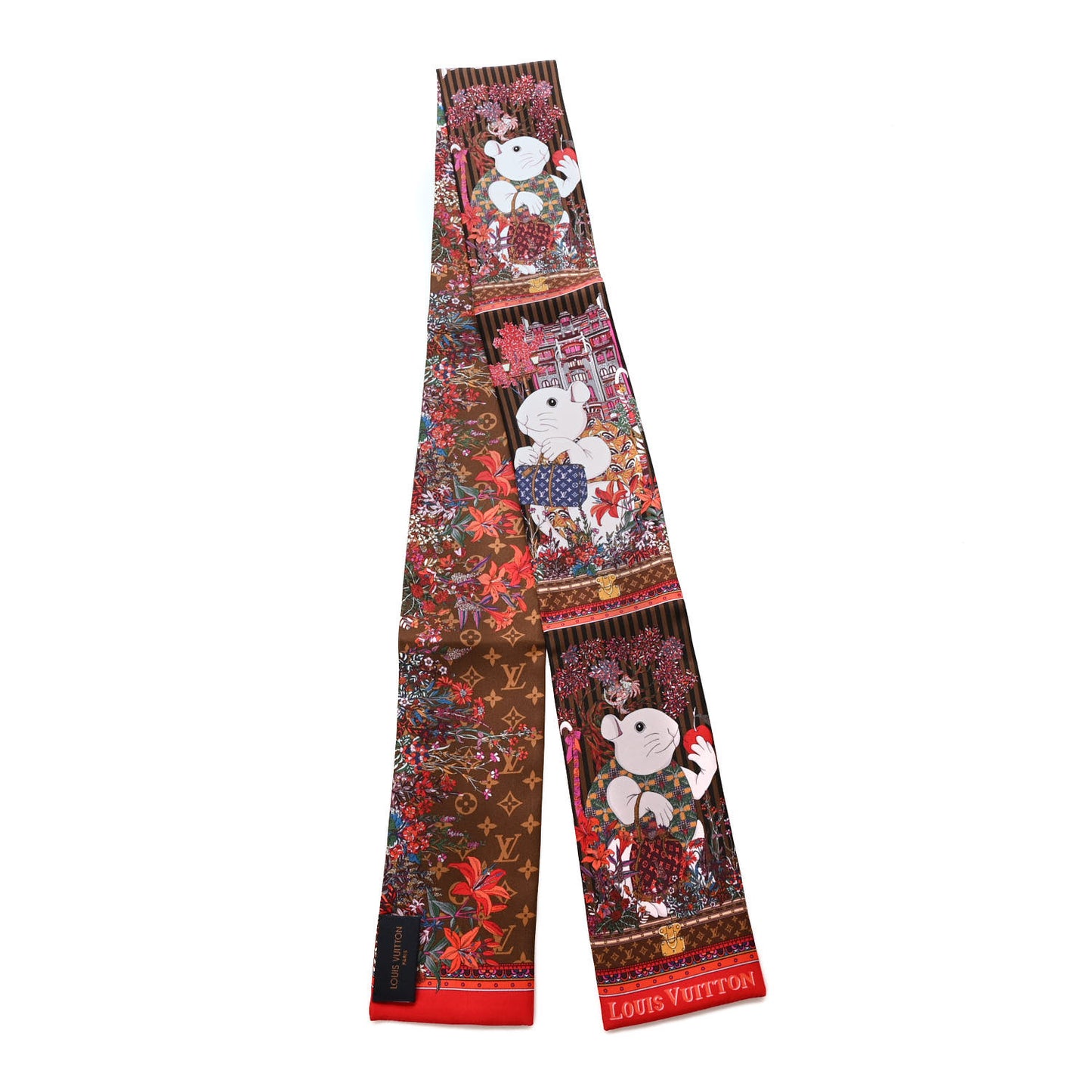 Silk Vuittonite Bandeau Brown