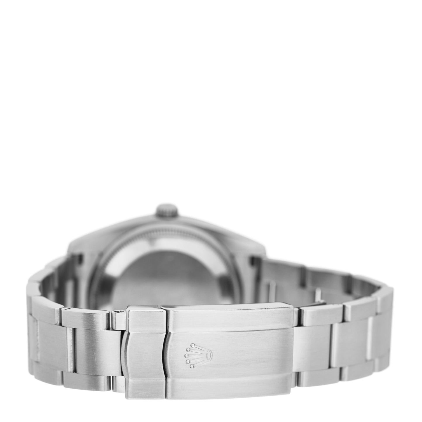 Stainless Steel 34mm Oyster Perpetual Air-King Watch Pink Index 114200