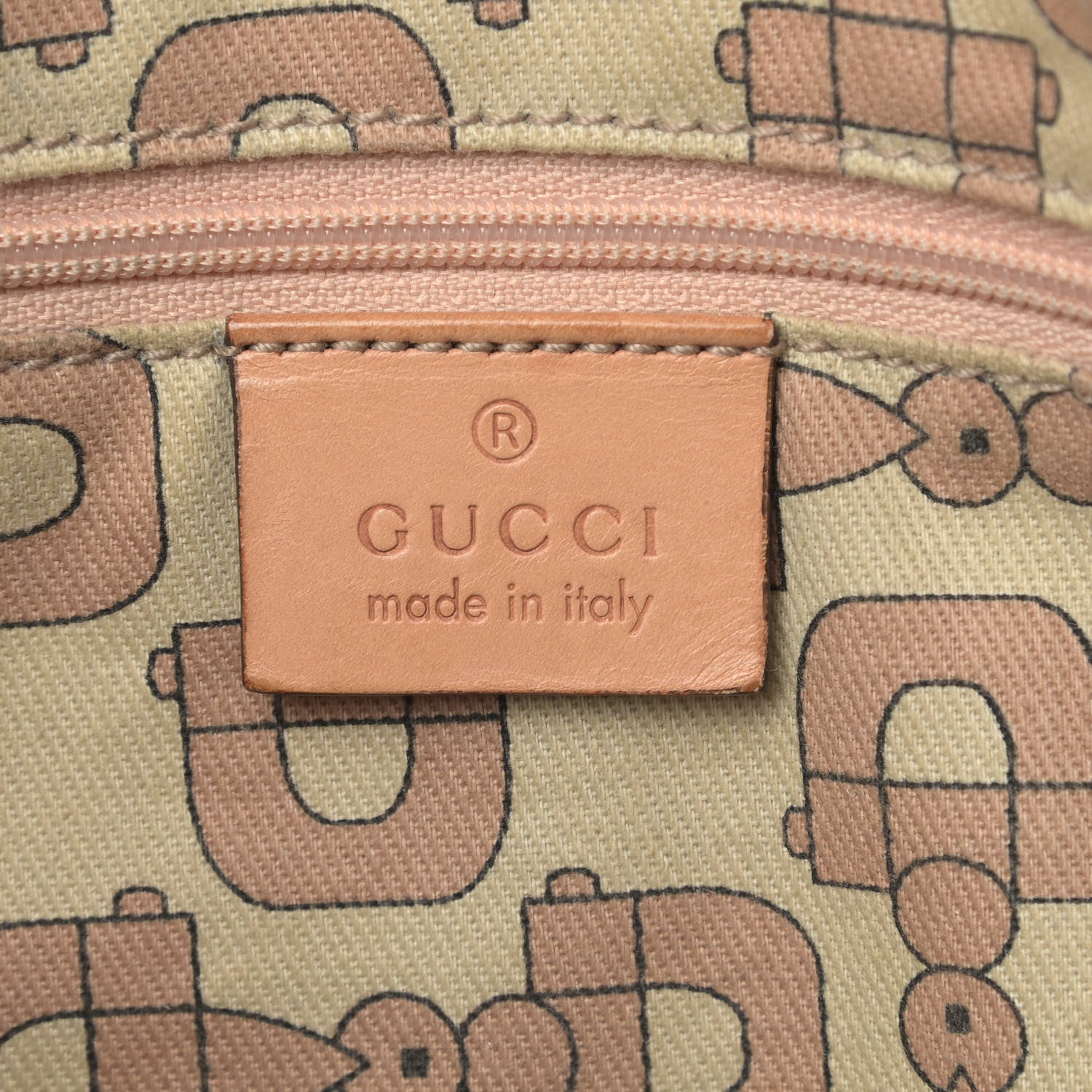 Gucci Guccissima Medium Abbey Shoulder Bag Beige 6 of 13