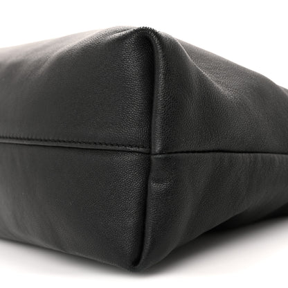 Loewe Mellow Nappa Medium Donut Chain Flamenco Knot Clutch Black 10 of 11