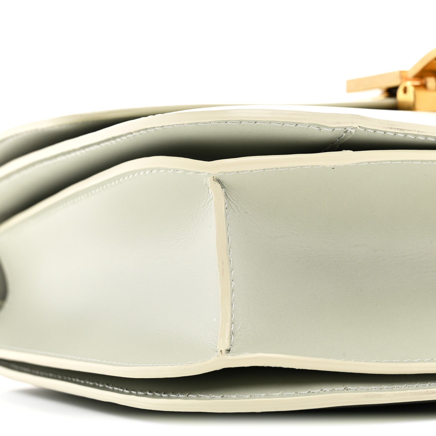 Celine Box Calfskin Medium Classic Box Flap Bag Vert D'eau 9 of 10