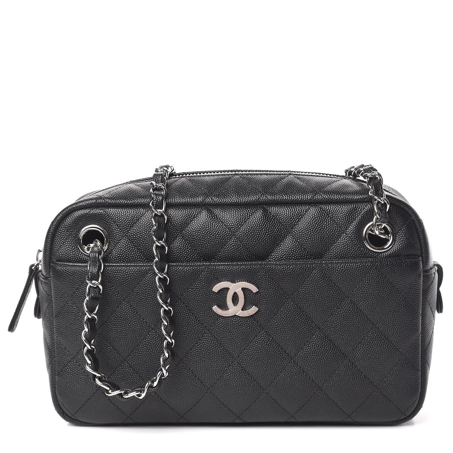 Chanel Caviar Quilted Camera Case Black 1 of 11
