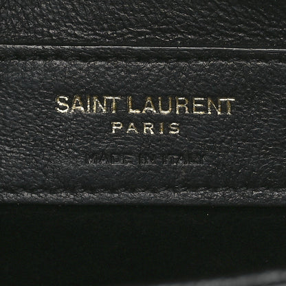 Saint Laurent Grain De Poudre Small Monogram Kate Satchel Black 7 of 12