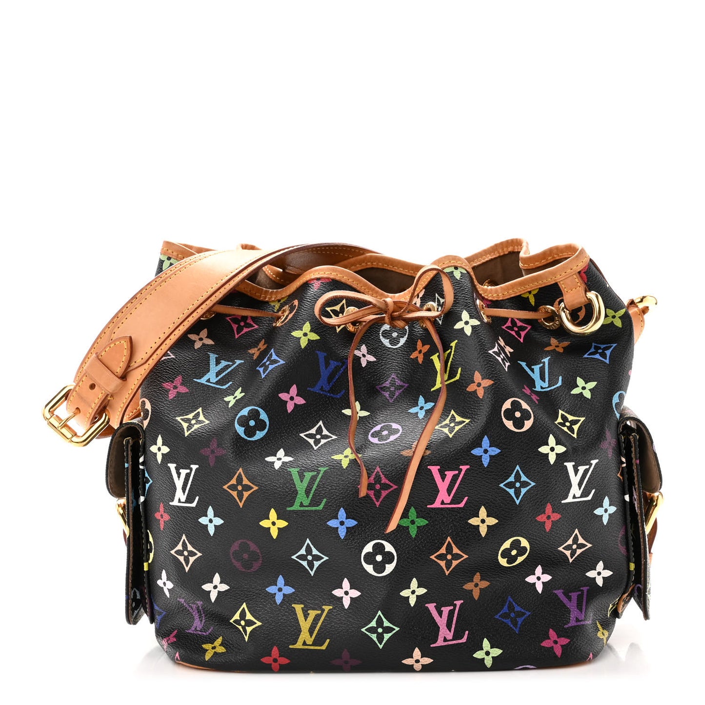 Monogram Multicolor Petit Noe Black