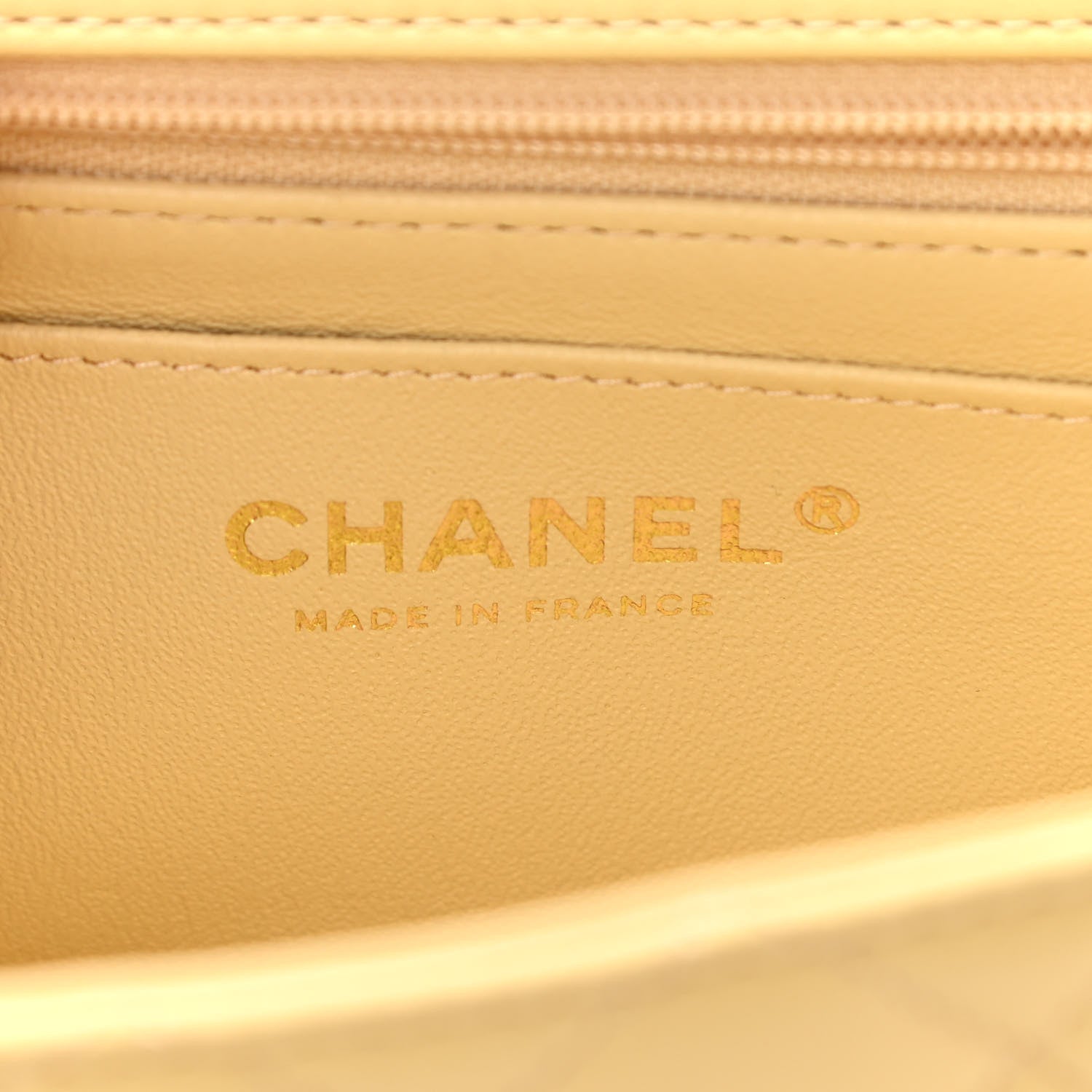 Chanel Lambskin Quilted Mini Top Handle Rectangular Flap Yellow 6 of 11