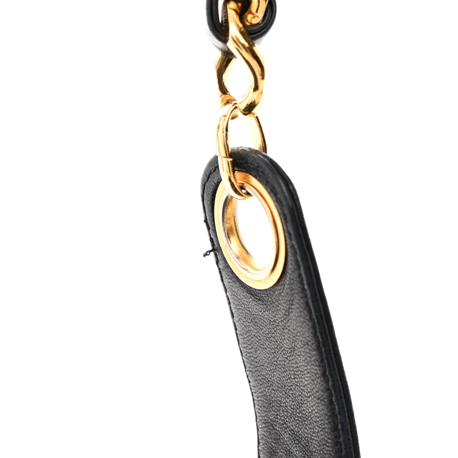 Chanel Lambskin CC Drawstring Bag Black 18 of 18