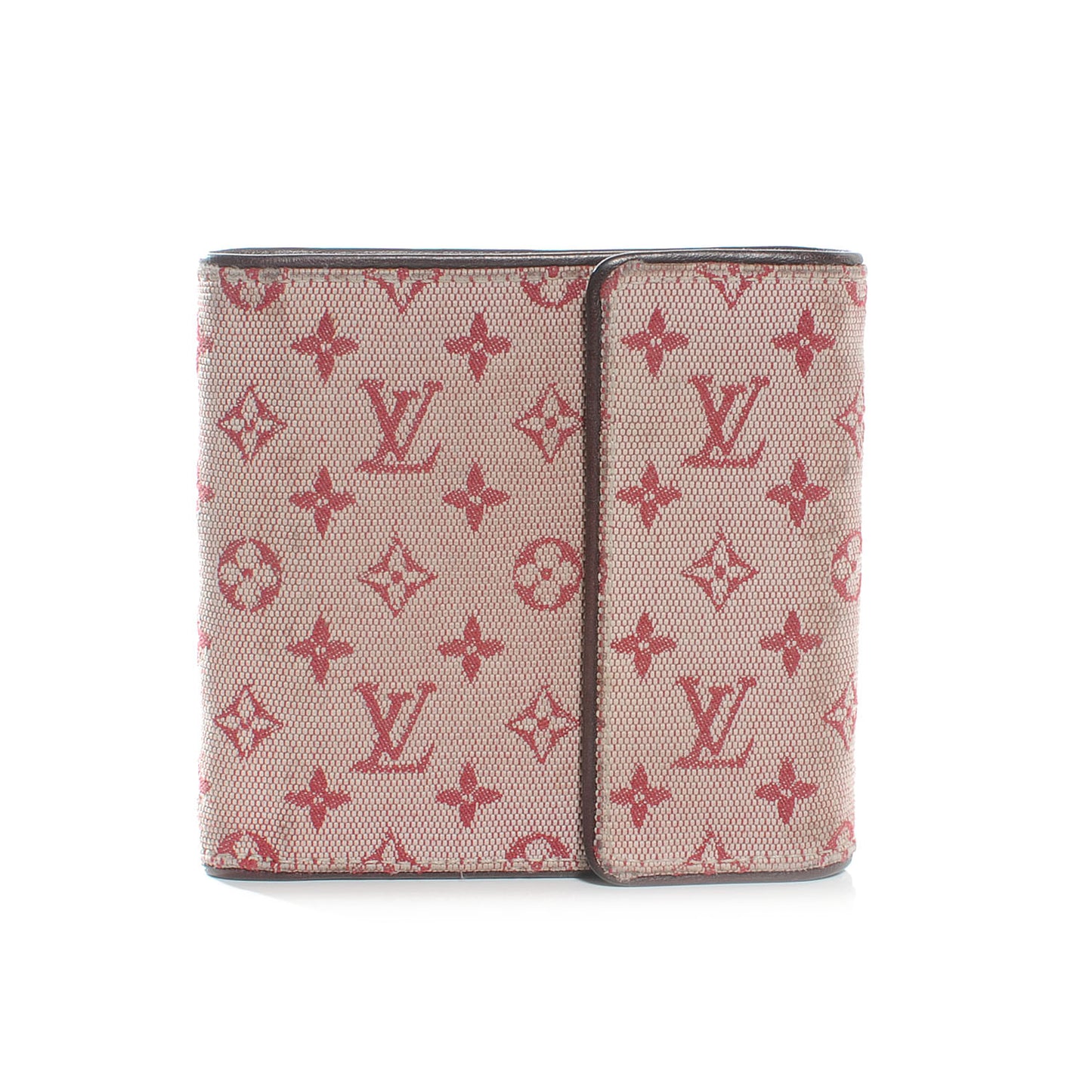 Mini Monogram Compact Wallet Cherry
