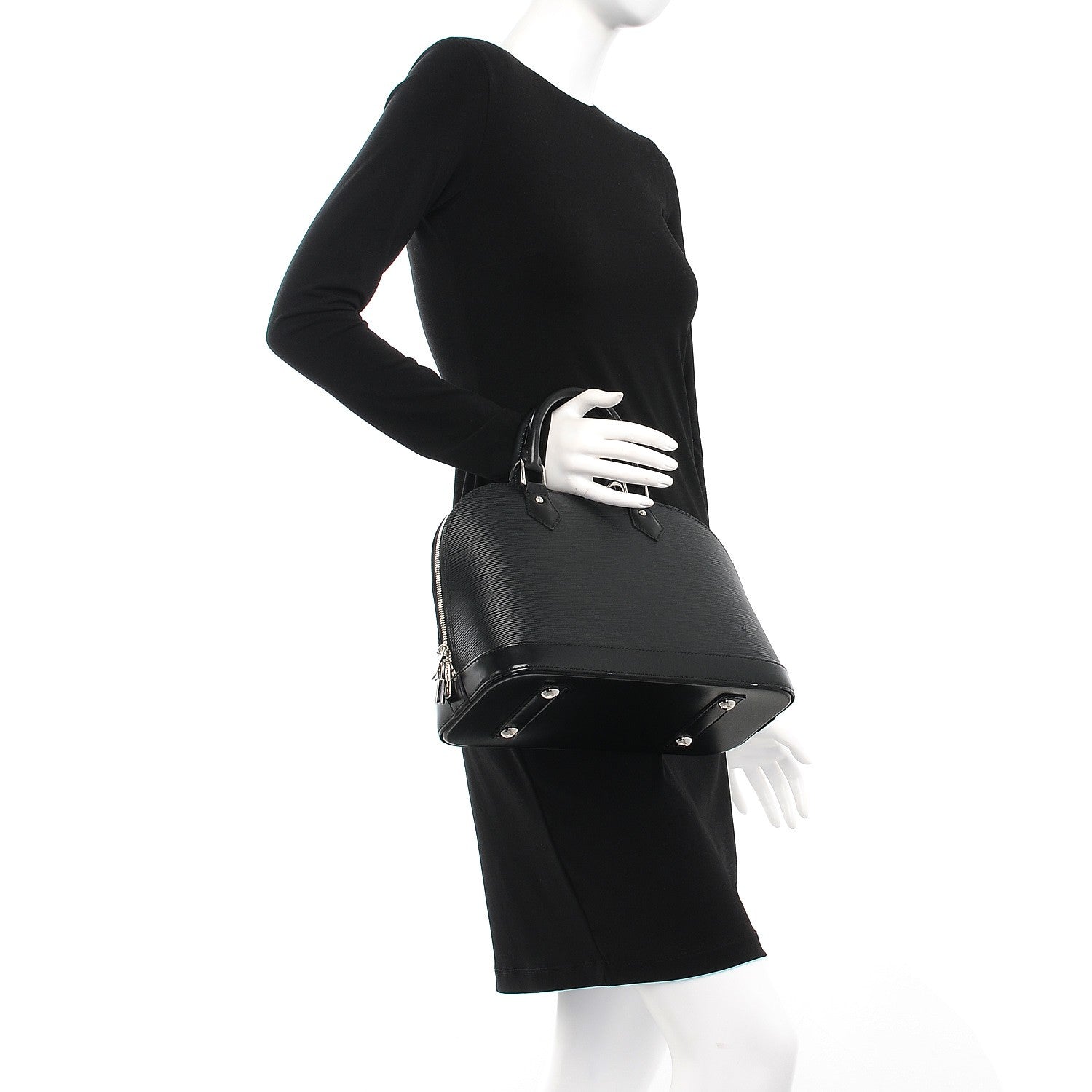 Louis Vuitton Epi Alma PM Black 2 of 8
