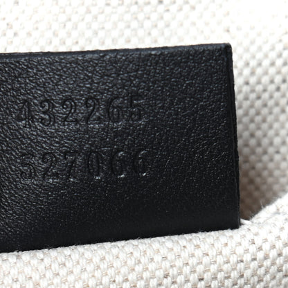 Gucci Calfskin Web GG Marmont Flap Chain Backpack Black 7 of 13